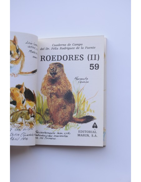 Cuadernos de campo. Roedores II