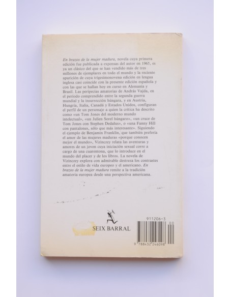 En brazos de la mujer madura : memorias galantes de András Vajda