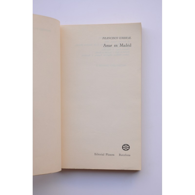 Amar en Madrid