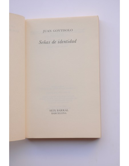 Señas de identidad