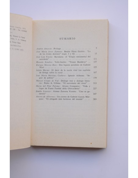 El comentario de textos, 2. De Galdós a García Márquez