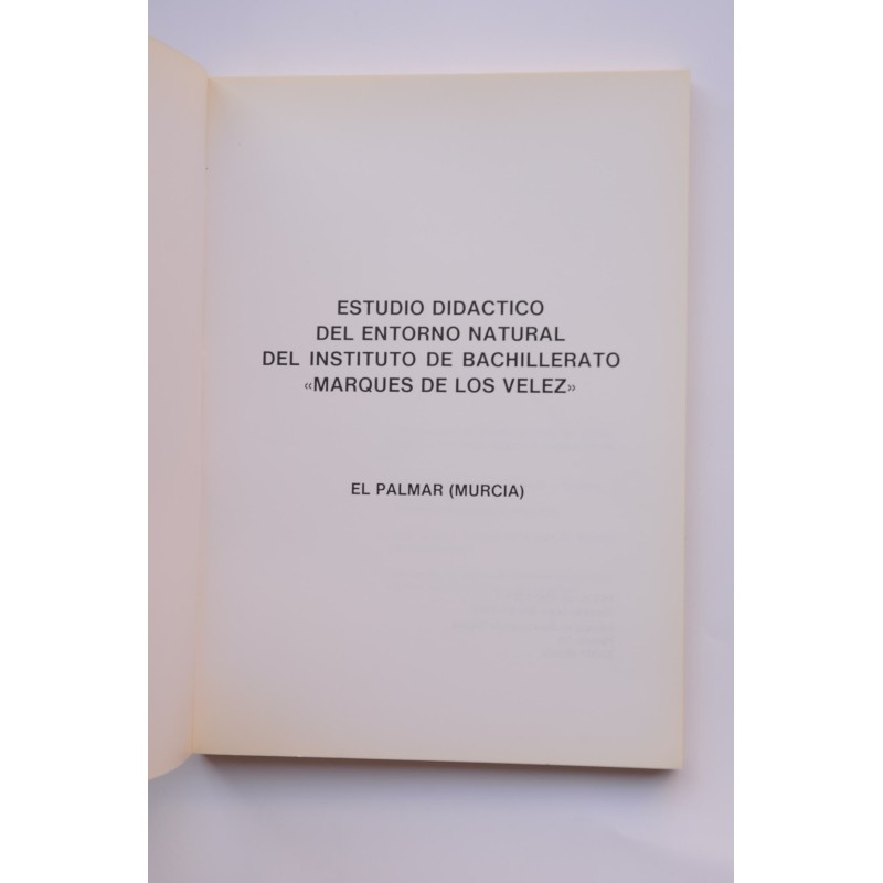 Estudio didáctico del entorno natural del...