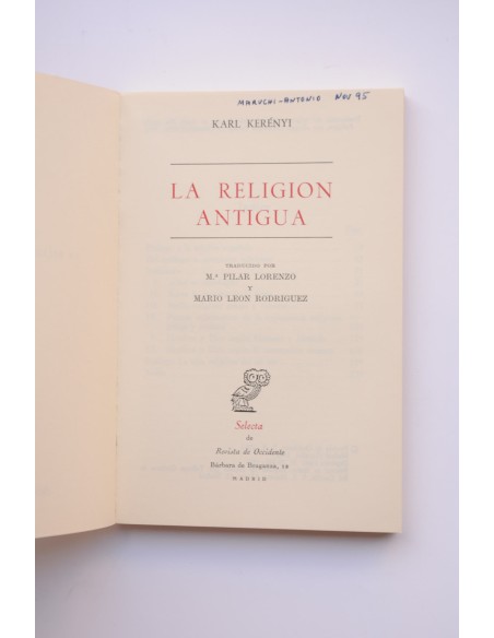La religión antigua