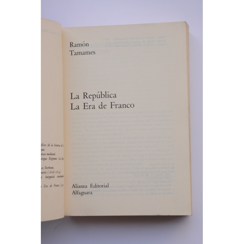 La República. La Era de Franco
