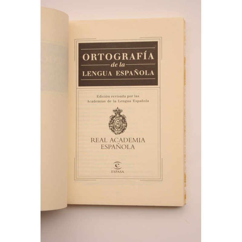 Ortografía de la lengua española