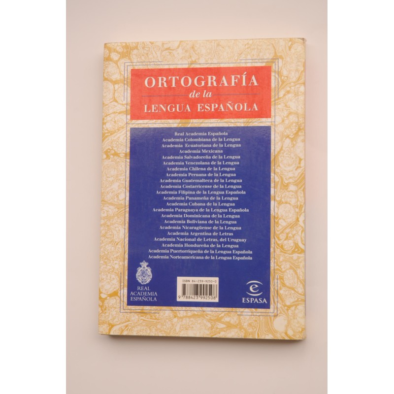 Ortografía de la lengua española