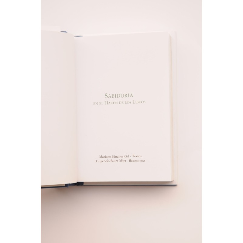 Sabiduría en el Harén de los Libros