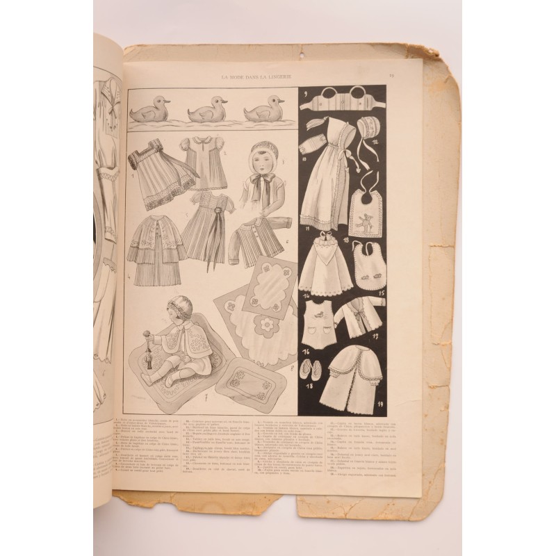 La moda en ropa blanca