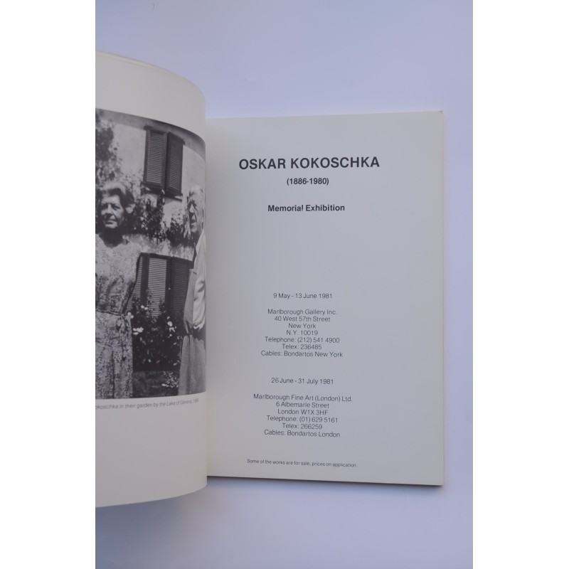 Oskar Kokoschka (1886-1980). Memorial exhibition