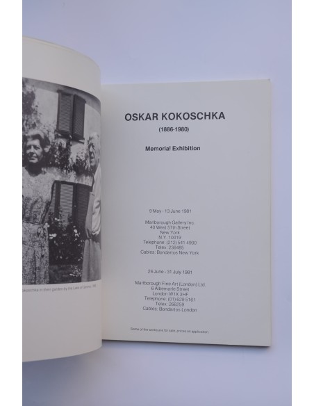 Oskar Kokoschka (1886-1980). Memorial exhibition