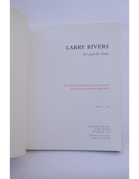 Larry Rivers. Art and the artist 