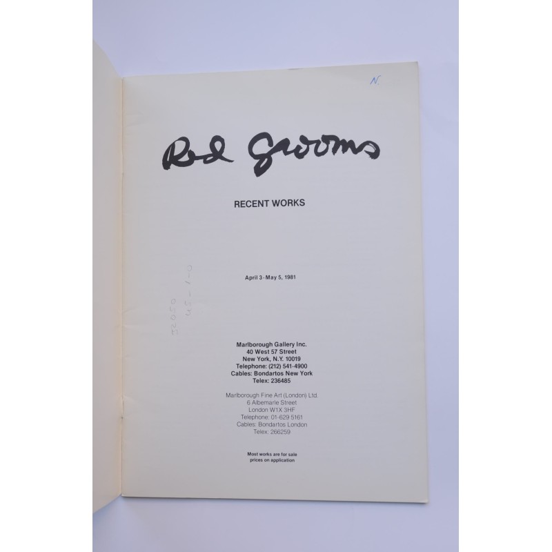Red Grooms : recent works 