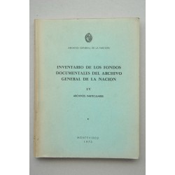 Inventario de los fondos documentales del Archivo General...