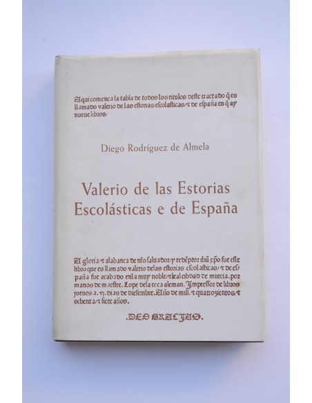 Valerio de las Estorias Escolásticas e de España