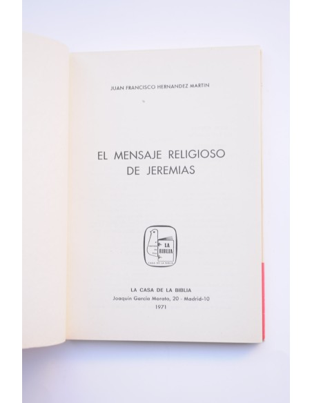 El mensaje religioso de Jeremías