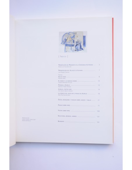 Aurelio. Obra personal sobre lienzo, papel y bronce