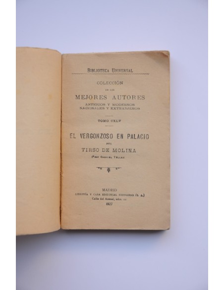 El vergonzoso en Palacio