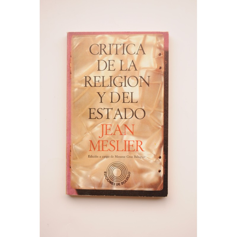 Crítica de la religión y del estado
