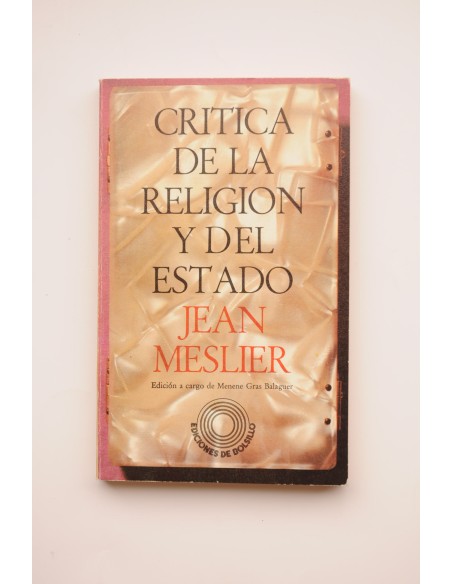 Crítica de la religión y del estado