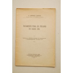 Tratamiento penal del perjurio en causa civil