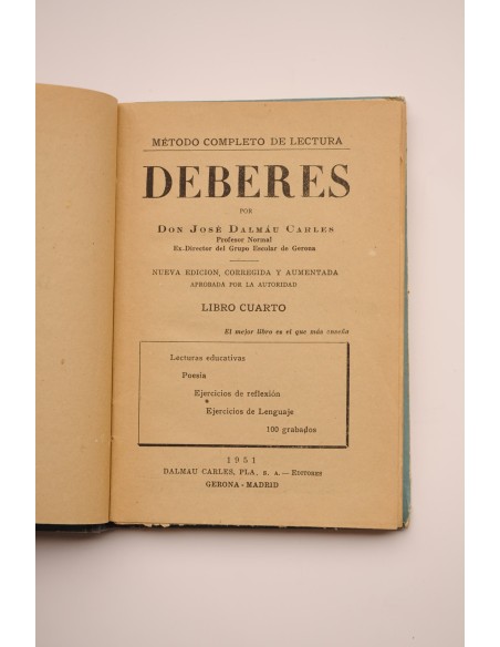 Deberes. Método completo de lectura