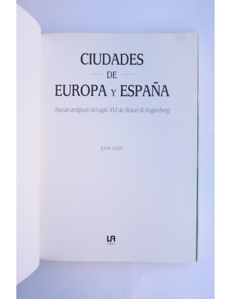 Ciudades de Europa y España. Mapas antiguos siglo XVI