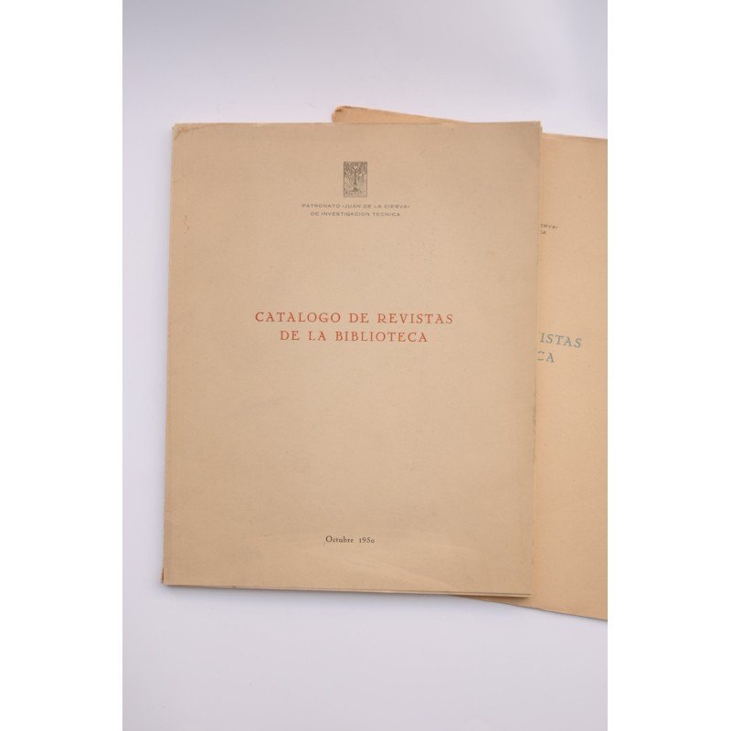 Catálogo de Revistas de la Biblioteca