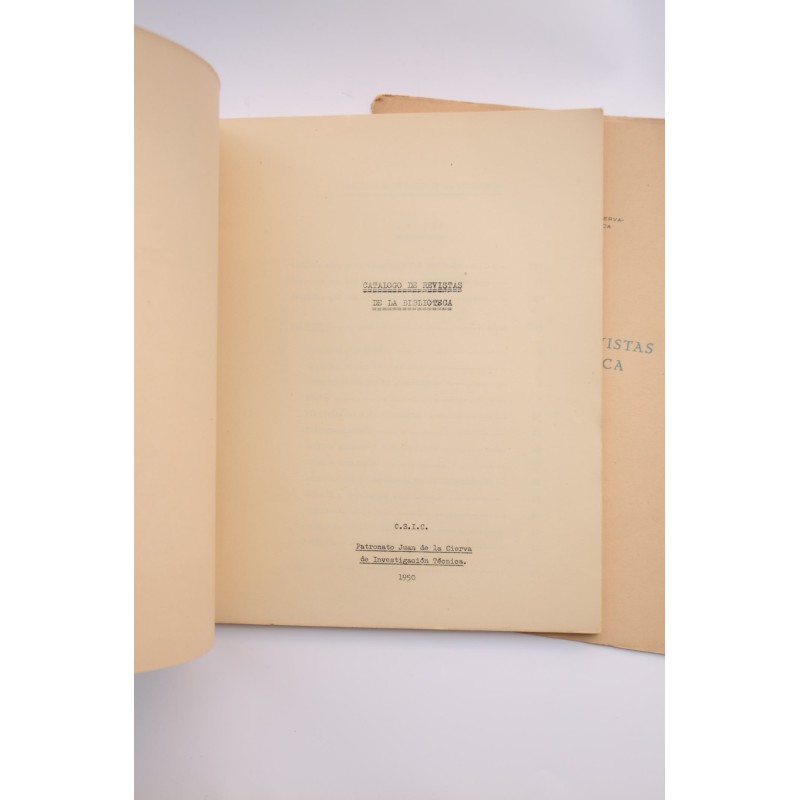 Catálogo de Revistas de la Biblioteca