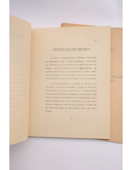 Catálogo de Revistas de la Biblioteca