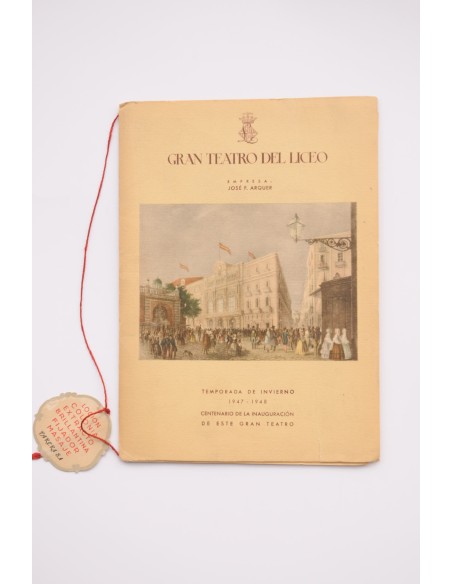 Gran Teatro del Liceo. Temporada de Ópera invierno 1947-48 : tercera representación de Marta