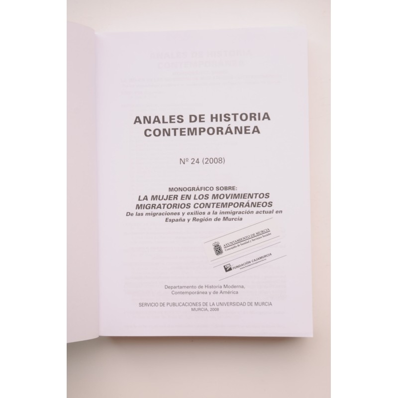 Anales de historia contemporánea, nº 24 (2008)