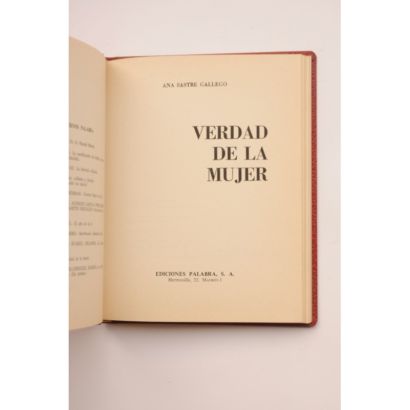 Verdad de la mujer