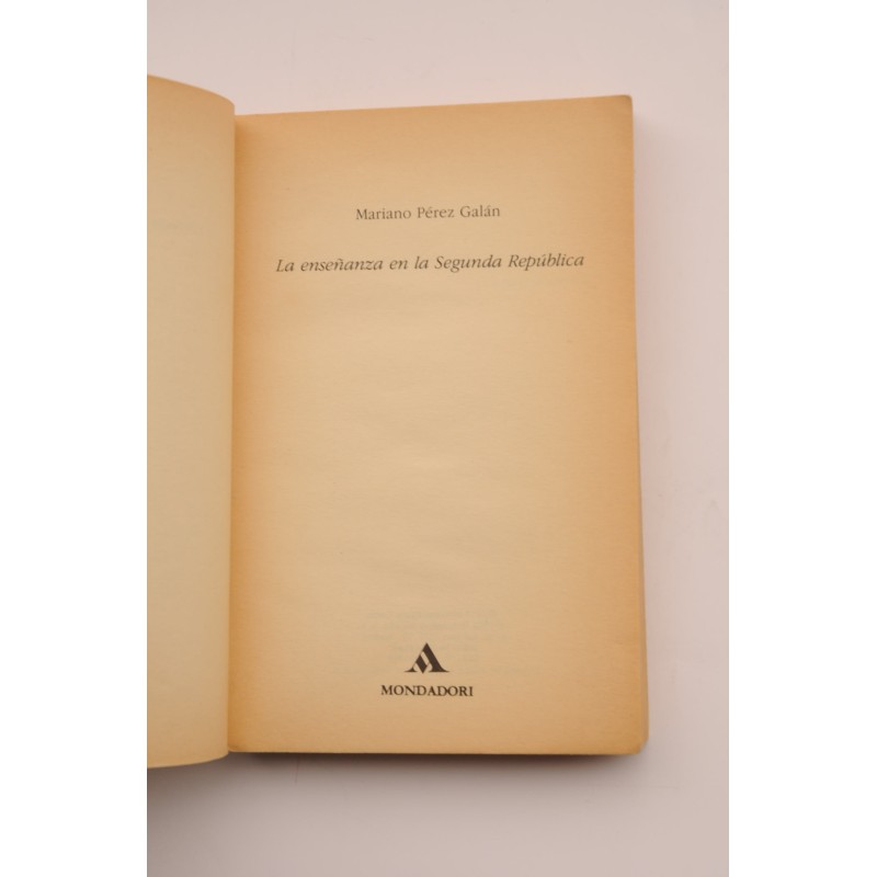 La enseñanza en la Segunda República
