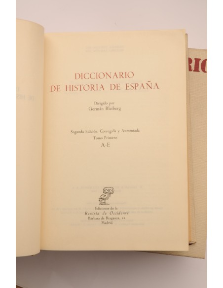 Diccionario de Historia de España