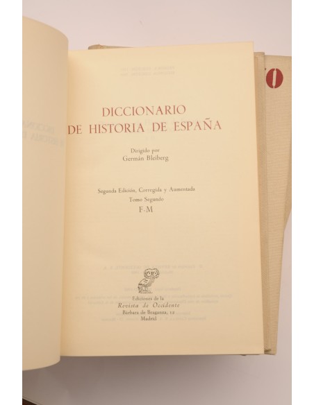 Diccionario de Historia de España