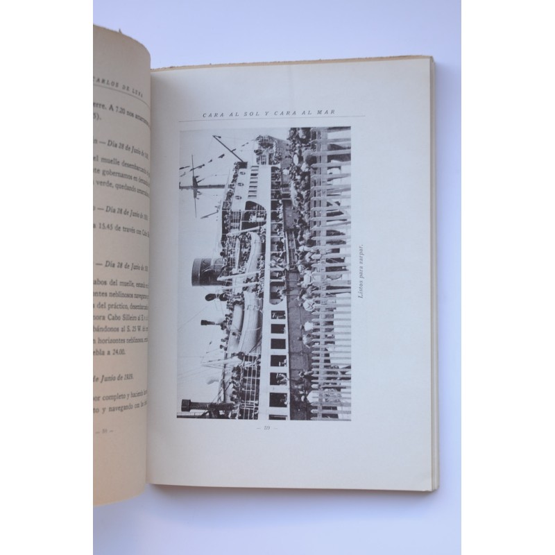 Cara al sol y cara al mar : apuntes de un viaje