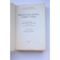 Derecho civil español común y foral. Tomo Primero.... 2