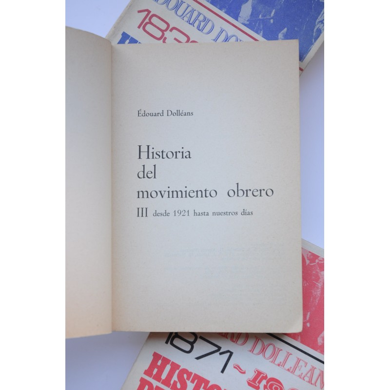 Historia del Movimiento Obrero
