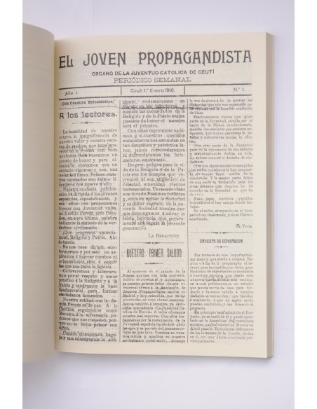 El joven Propagandista : semanario de Ceutí. 1910