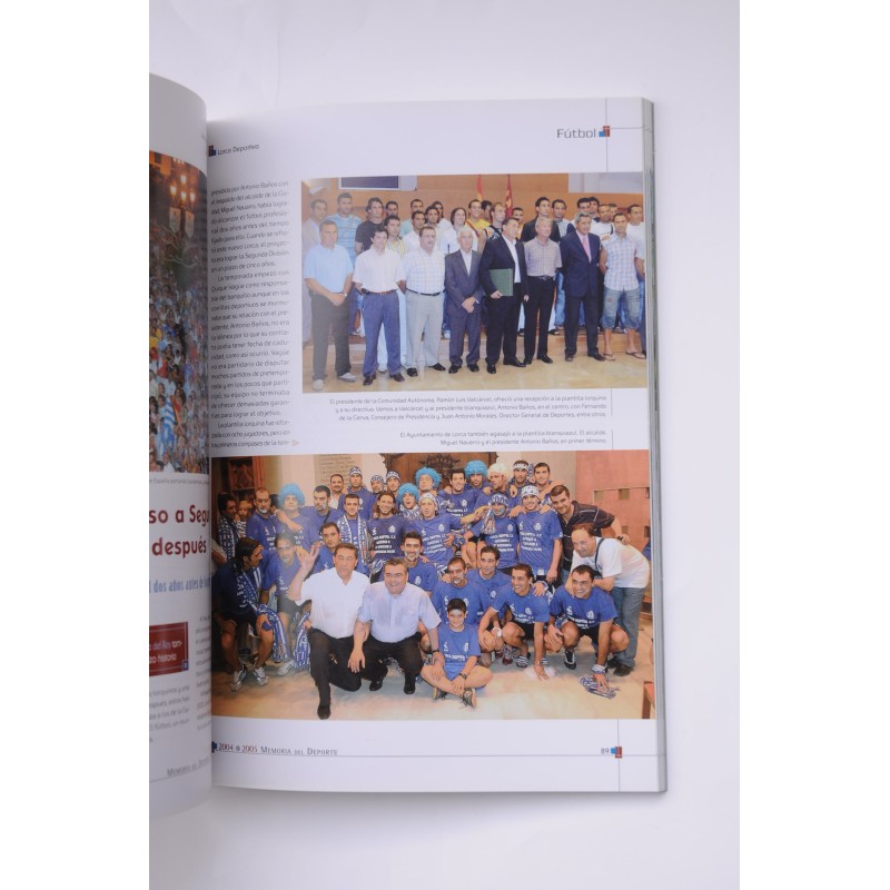 Memoria del Deporte 2004-2005. Valverde salto a...