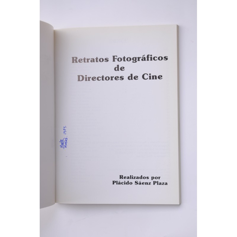 Retratos fotográficos de directores de cine