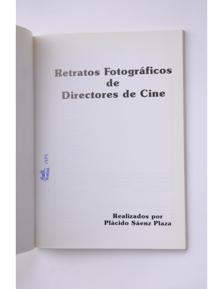 Retratos fotográficos de directores de cine