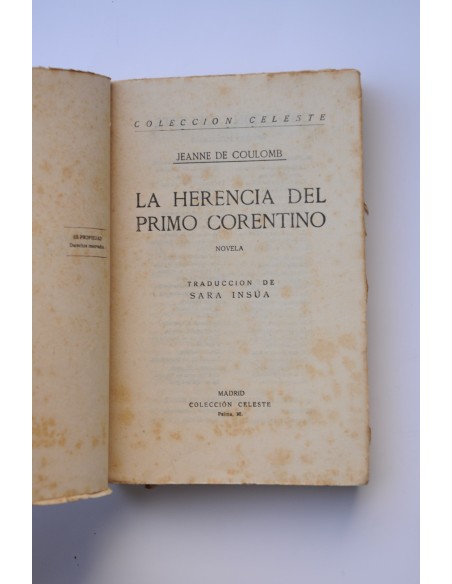 La herencia del primo Corentino