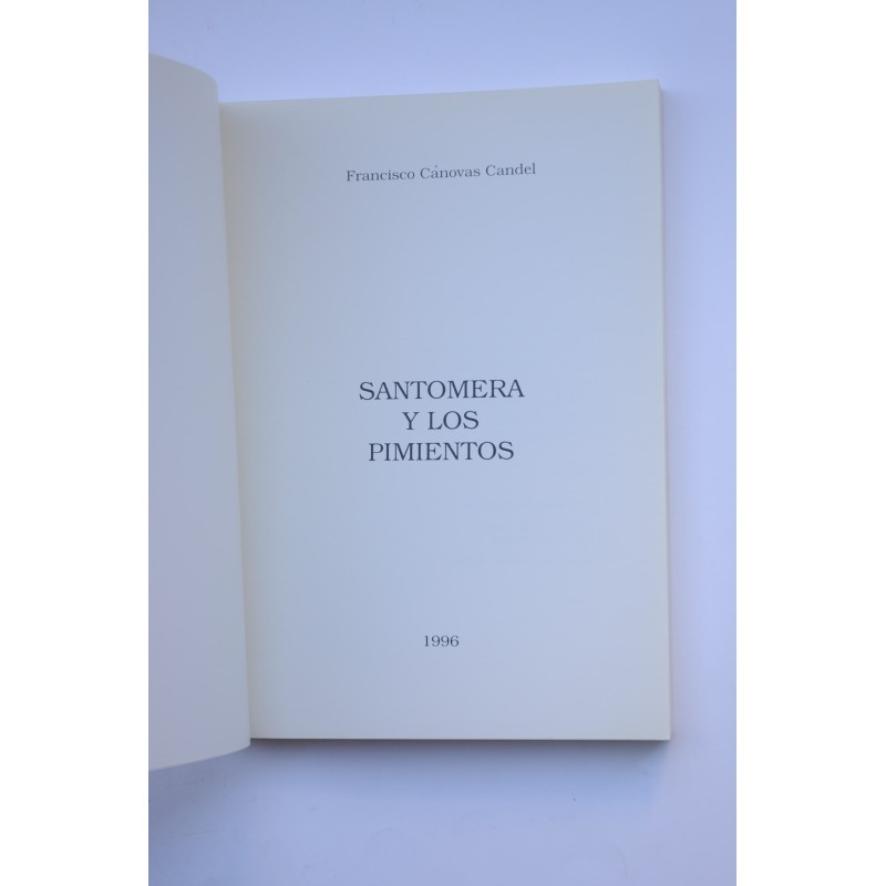 Santomera y los pimientos