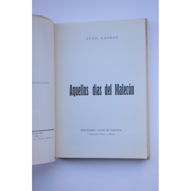 Aquellos días del Malecón