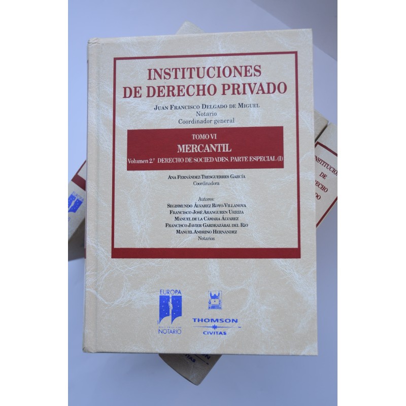 Instituciones de derecho privado. Mercantil