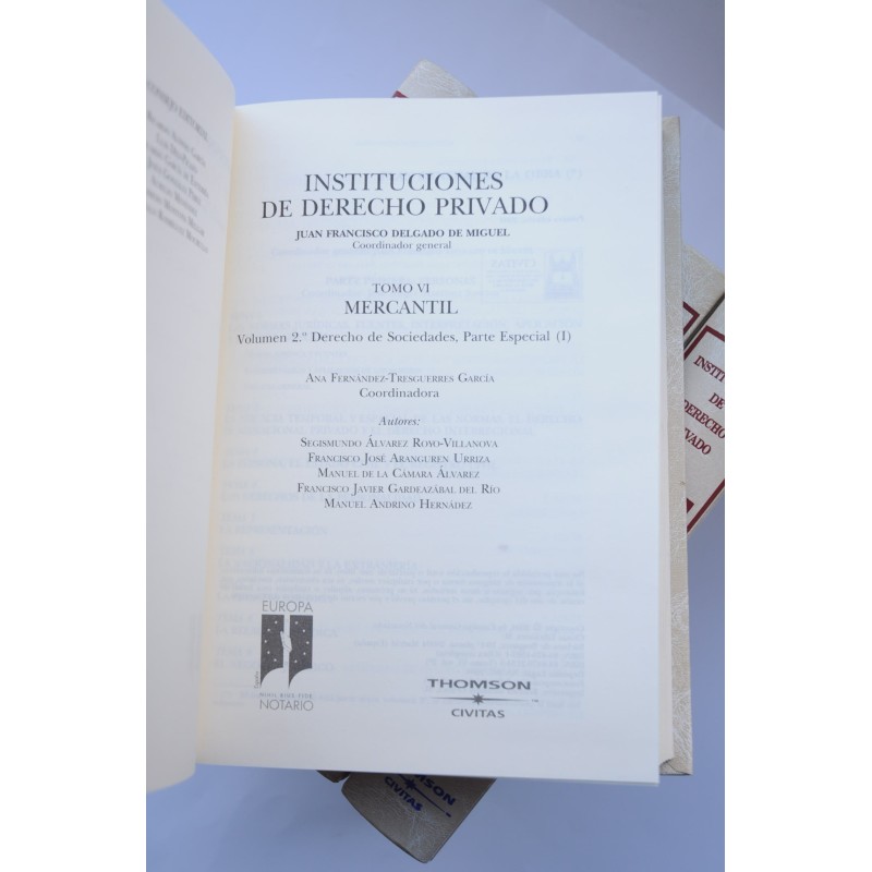 Instituciones de derecho privado. Mercantil