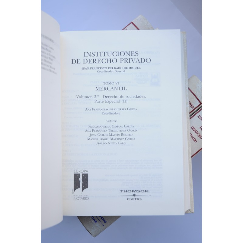 Instituciones de derecho privado. Mercantil