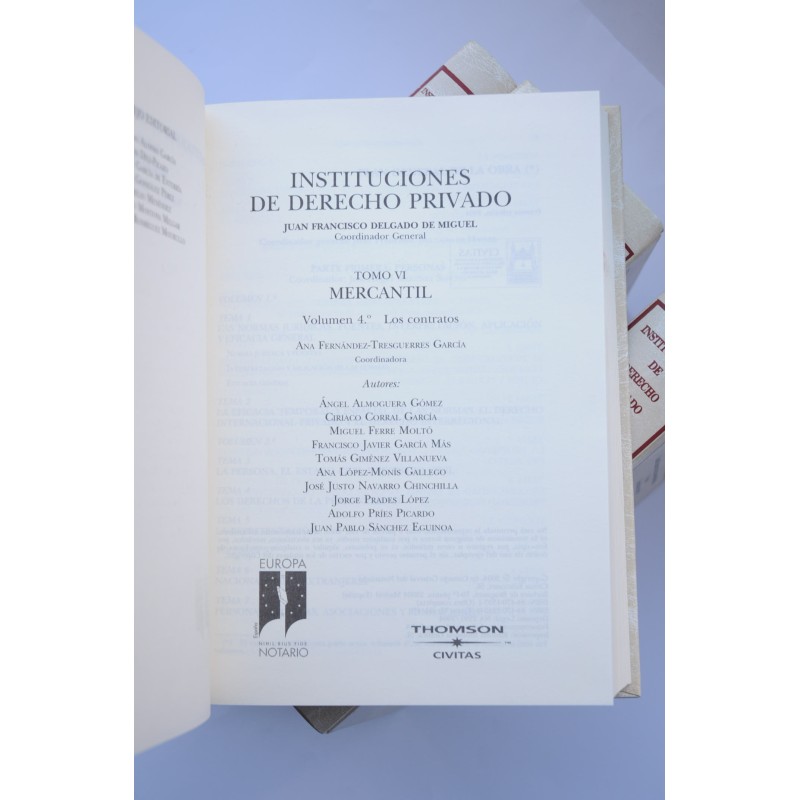 Instituciones de derecho privado. Mercantil