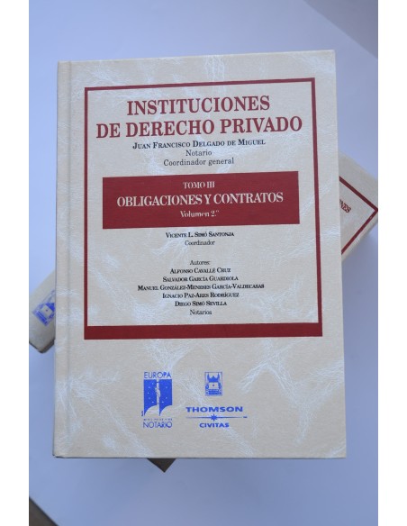 Instituciones de derecho privado. Obligaciones y contratos